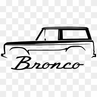 Broncos Vector Color - Ford Bronco Decal Clipart