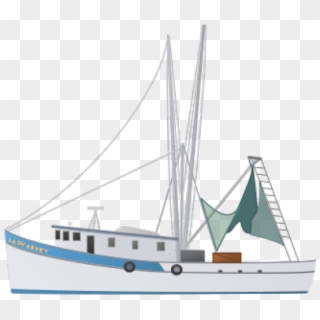 Commercial Fishing Boat Clipart - Png Download