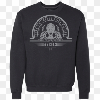 Who Villains Weeping Angels Premium Crewneck Sweatshirt - Sweater Clipart