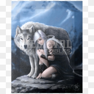 Protector Canvas Art Print By Anne Stokes - Anne Stokes Protector Clipart