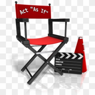 Director Chair Act As If - Director Chair Png Clipart