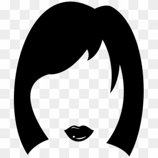 Haircut Clipart Woman Hair - Ladies Hair Clip Art - Png Download