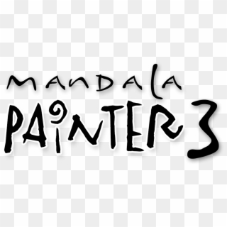 Mandala Painter - Calligraphy Clipart