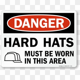 Had Hat Area Signs - Voltage Rating Sign Clipart