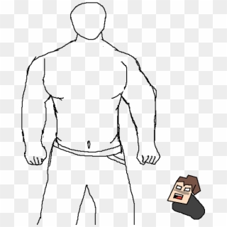I Can't Draw This - Barechested Clipart