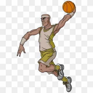 Cartoon Character Transprent - Basketball Player Cartoon Characters Clipart
