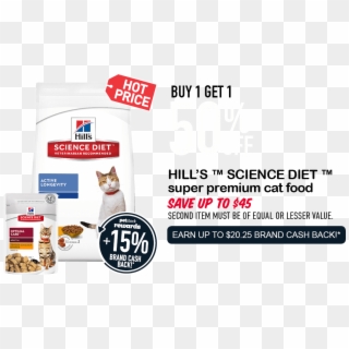 Hill's Science Diet Super Premium Cat Food Buy One - Cat Grabs Treat Clipart