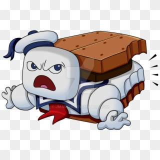 Stay Puft S - S Mores Cartoon Clipart
