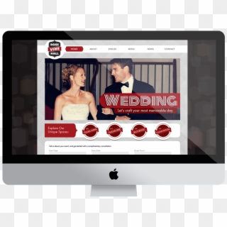 Rose Vine Hall Website - Led-backlit Lcd Display Clipart