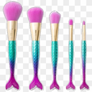 #makeup #brushes #freetoedit - Tarte Mermaid Tail Brushes Clipart