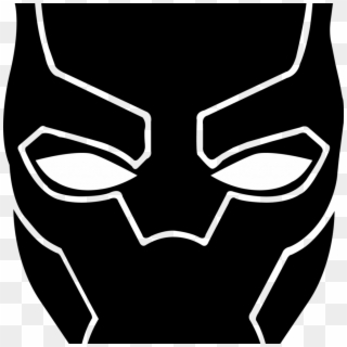 Black Panther Mask Drawing Easy Clipart