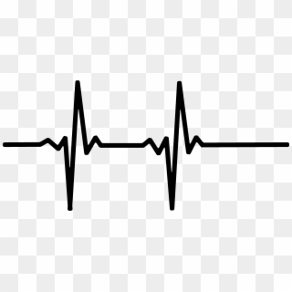 Heart Rate Pulse Live Line Wave 459225 - Black And White Heartbeat Monitor Clipart