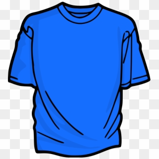 T Shirt - Blue T Shirt Clipart - Png Download
