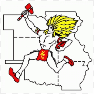 Kansas City Chiefs Iron On Stickers And Peel-off Decals - Kansas City Chiefs Old Logo Clipart