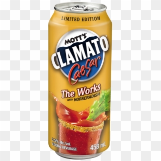 Pepper Can Png Download - Mott's Clamato The Works Caesar Clipart