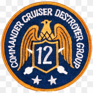 Cruiser Destroyer Group 12 Insignia, 1982 (6383906) - Emblem Clipart