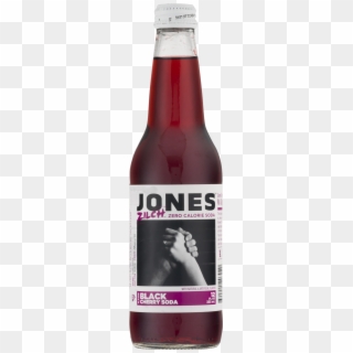 Jones Zilch Zero Calorie Black Cherry Flavor Soda, - Beer Bottle Clipart