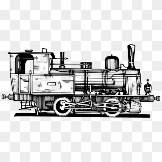 Train Rail Transport Railroad Car Locomotive Steam - Locomotive Clipart - Png Download