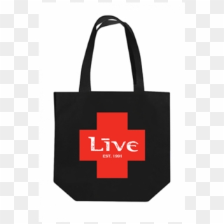 Live - Red Cross - Tote Bag Size Inches Clipart