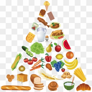 Vector Vegetables Healthy Food - Food Pyramid Png Clipart Transparent Png