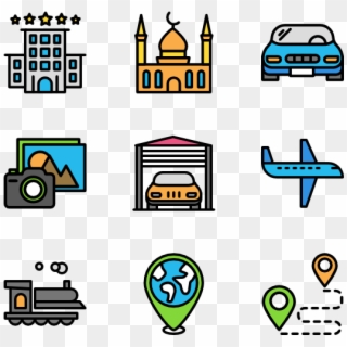 Travel - Change Management Icons Clipart