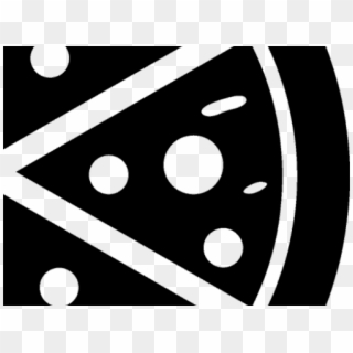 Pizza Clipart Simple - Pizza Png Black And White Transparent Png
