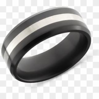 Elysium Titalnium Black Rings, Black Wedding Rings, - Wedding Ring Clipart