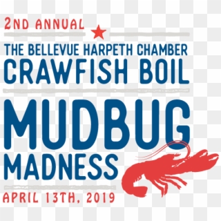 2nd Annual Mudbug Madness Crawfish Boil - Graphic Design Clipart