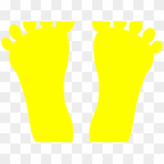 Footprints Clipart Free Clipart On Dumielauxepices - Clipart Yellow Footprints - Png Download