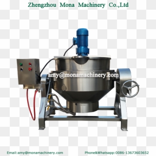Cooking Pot With Mixer/industrial Electric Cooking - Machine Clipart