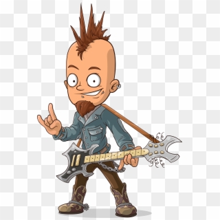 Cartoon Rocker Music Transprent Png Free Download Clipart
