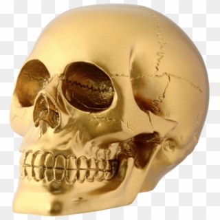 Gold Skull Png - White Black Asian Meme Clipart