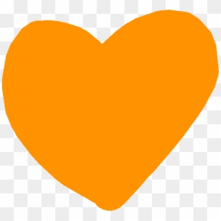 Orange - Orange Ball - Heart Clipart