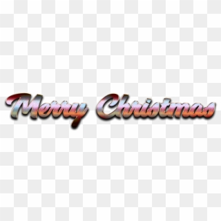 Merry Christmas Word Art Png Hd - Graphic Design Clipart