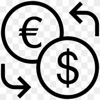 Currency Exchange Icon - Currency Exchange Icon Png Clipart