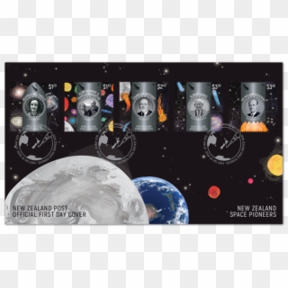 New Zealand Space Pioneers First Day Cover - Earth Clipart