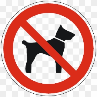 Dogs Prohibited Forbidden Allowed Sign Symbol - Dogs Not Allowed Sign Clipart