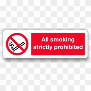 R015 All Smoking Strictly Prohibited - Signs Of Biological Hazards Clipart
