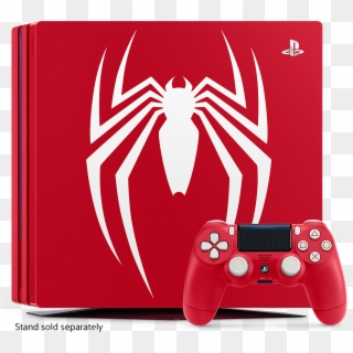 Playstation 4 Ps4 Pro 1tb Limited Edition Console - Ps4 Spider Man Console Clipart