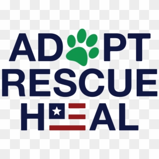 Adopt Rescue Heal Logo - Electric Blue Clipart