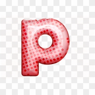 Balloon Style Letters P - Circle Clipart