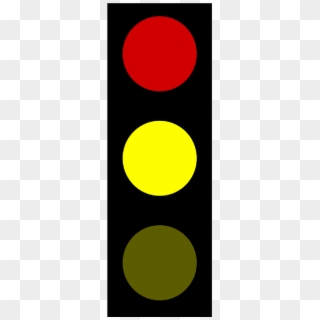 Stoplight Clipart Yellow - Traffic Light - Png Download