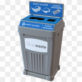 Flex E™ Bin To Collect Tesla Safety Glasses - 3d Glasses Recycling Bin Clipart