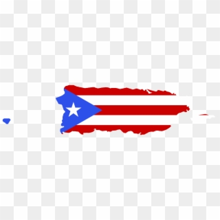 Bandera De Puerto Rico Png - Puerto Rico Map Png Clipart