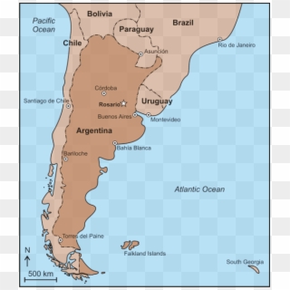 Rosario Is A City With More Than 1 Million Inhabitants - Map Clipart