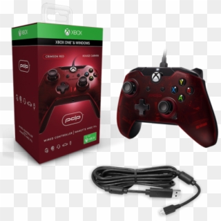 Microsoft Xbox One & Windows 10 Crimson Red Wired Controller - Control Pdp Xbox One Clipart