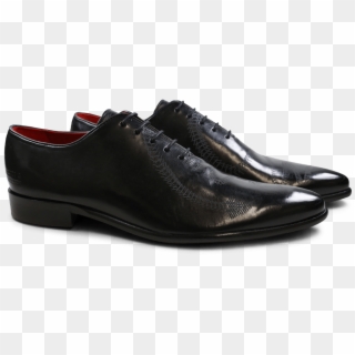 Oxford Shoes Toni 26 Black Lasercut Snake - Slip-on Shoe Clipart