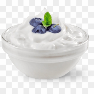 Yogurt Png Hd - Greek Yogurt With Blue Berries Clipart