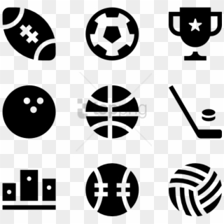 Free Png Sports 30 Icons - Sports Ball Icon Png Clipart