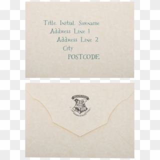 Hogwarts Envelope Png - Envelope Clipart